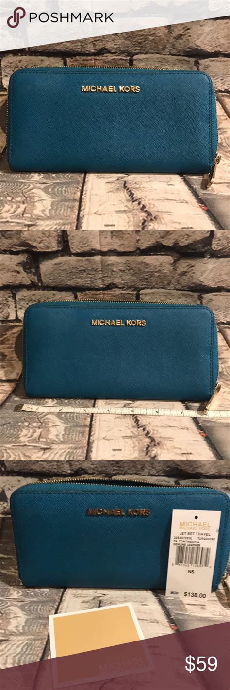 michael kors turquoise jewelry|michael kors turquoise wallet.